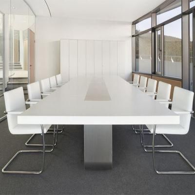 Contemporary Circular Commericail Computer Conference Table in 6 8 10 12 14 Foot