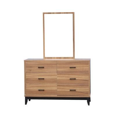 Simple Design Dressing Table with Draws and Mirror Customized Factory Supply