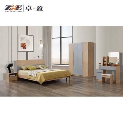 Wooden New Burly Furniture Double Bed Home Bedroom Furniture Set