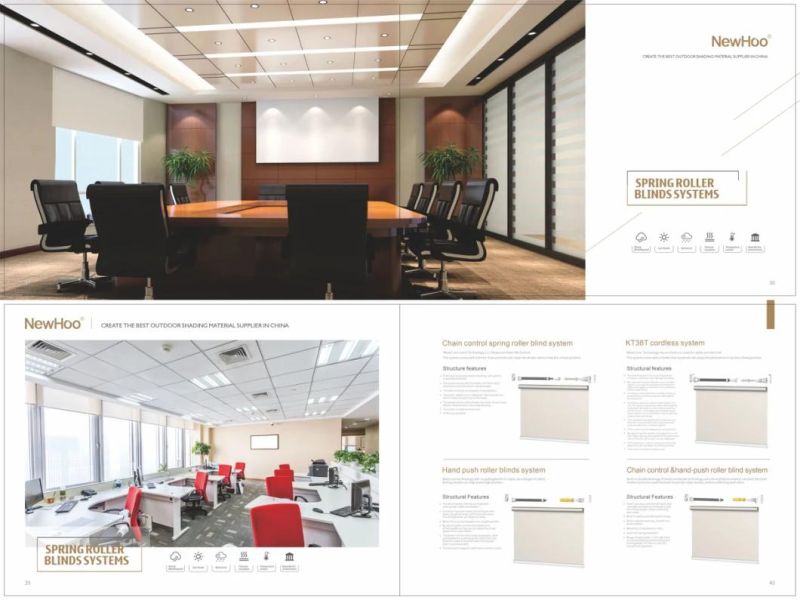 Zip Track High Performance Roller Blind for Security for Security Exterior Decorative Fabric for Security Chain Control Hand Operated Chain Control