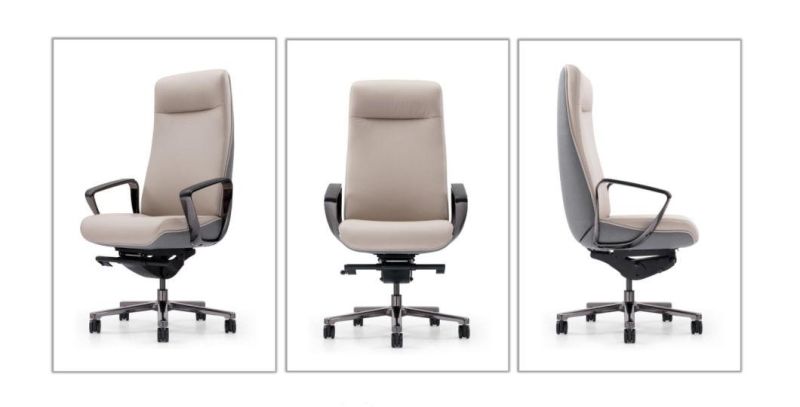 High Back Swivel Revolving Manager PU Leather Executive Office Chair