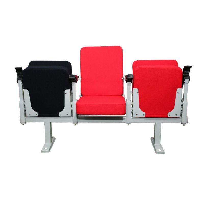 Economic Auditorium Seats Chair with Writing Tablet, Upholster Stadium Chair