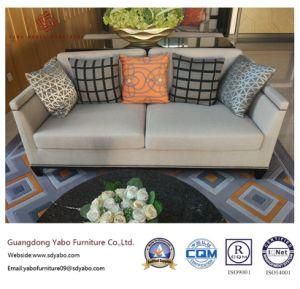 Upholsteryed Hotel Furniture with Fabric Three Sofa (YB-O-63)