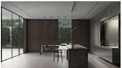 European Standard E0 MDF Soild Wooden Cupboard UV Lacquer Cabinet for Kitchen Furniture