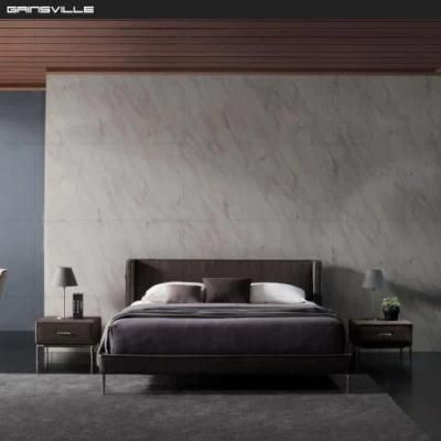 Italy Simply Modern King Size Bed Cheaper Champion Fabric Wall Bed in Bedroom Furniture