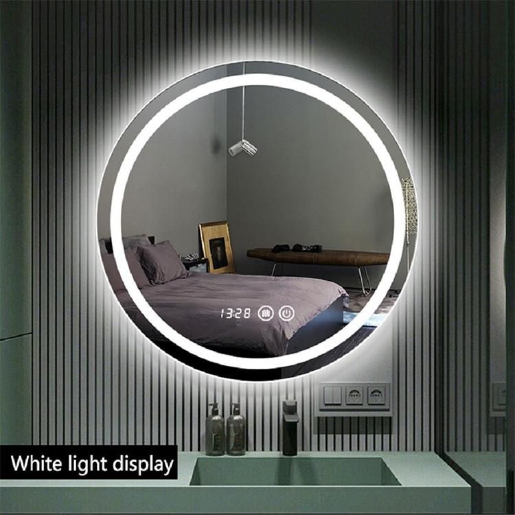 Hotel Wholesale Anti-Fog Intelligent Lighted LED Bathroom Mirror with Touch Sensor