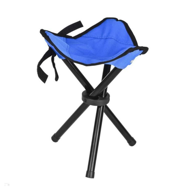 Tripod Stool Metal Camping Fishing Chair Portable Folding Chair Beach Chair Fabric