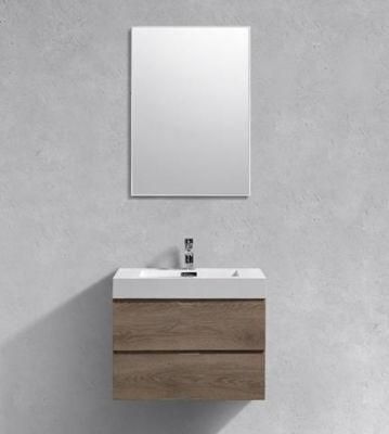 Customized Wholesale Log Color Single Sink Bathroom Cabinet