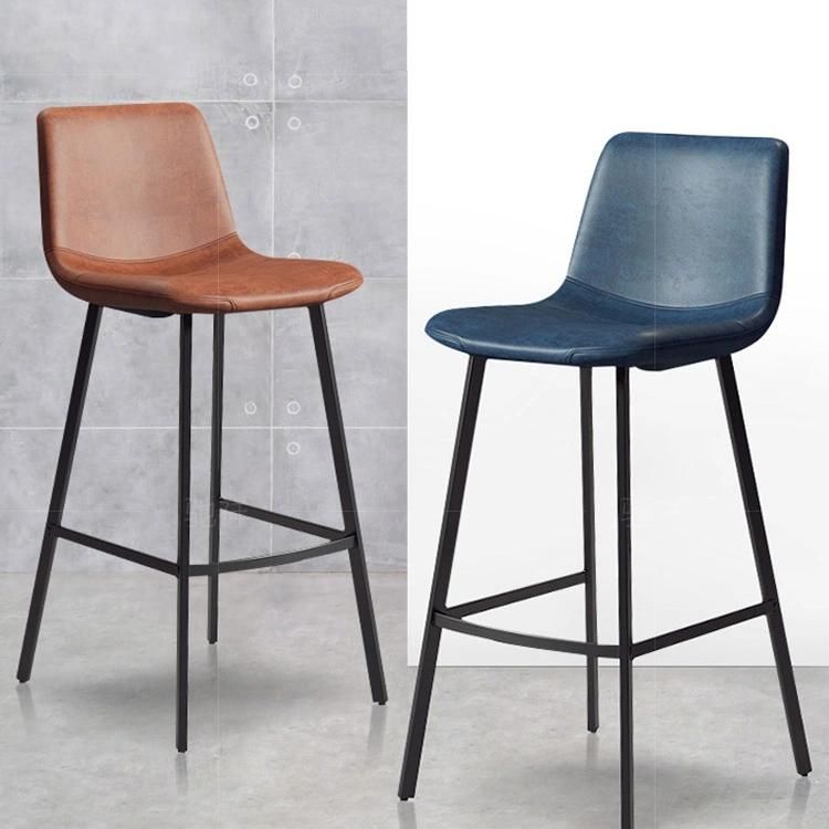 Modern Furniture Chair Fabric Upholstered Chair Wooden Stool Bar Chair for Sale