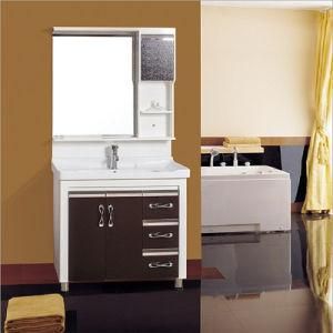 Modern Style Bathroom Vanity with Three Drawers for India