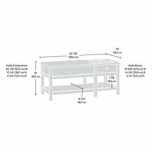 Cottage Road Lift-Top Coffee Table, Soft White Finish