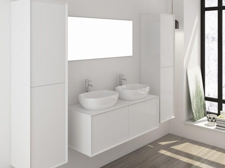 European Luxury Bathroom Vanity with Double Side Cabinet