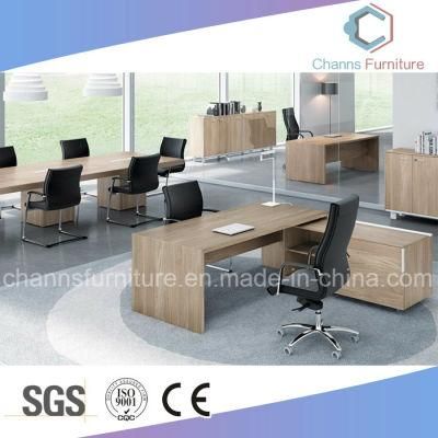Modern Furniture Wooden Desk Office Table with Office Cabinet