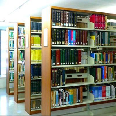 Double-Sided Single Column Library School Bookshelf/Book Shelf/Shelving/Office Furniture