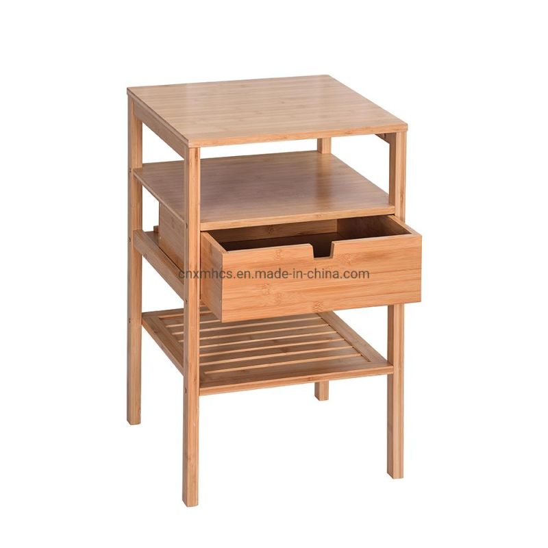Bedroom Furniture Wooden Bedside Table Nightstand with Drawer Beside Table