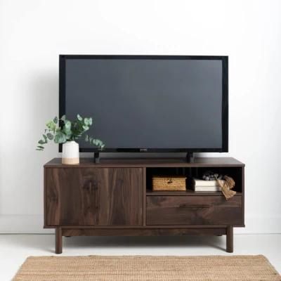a MID-Century Modern TV Stand That Holds a 50-Inch TV