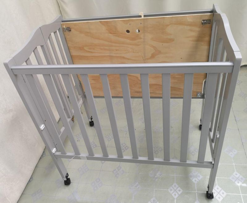 Hot-Selling Wood Folding Portable Mini Baby Crib Furniture