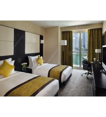 Commercial Hotel Bedroom Furniture Designs Wooden Indian (FL 21)