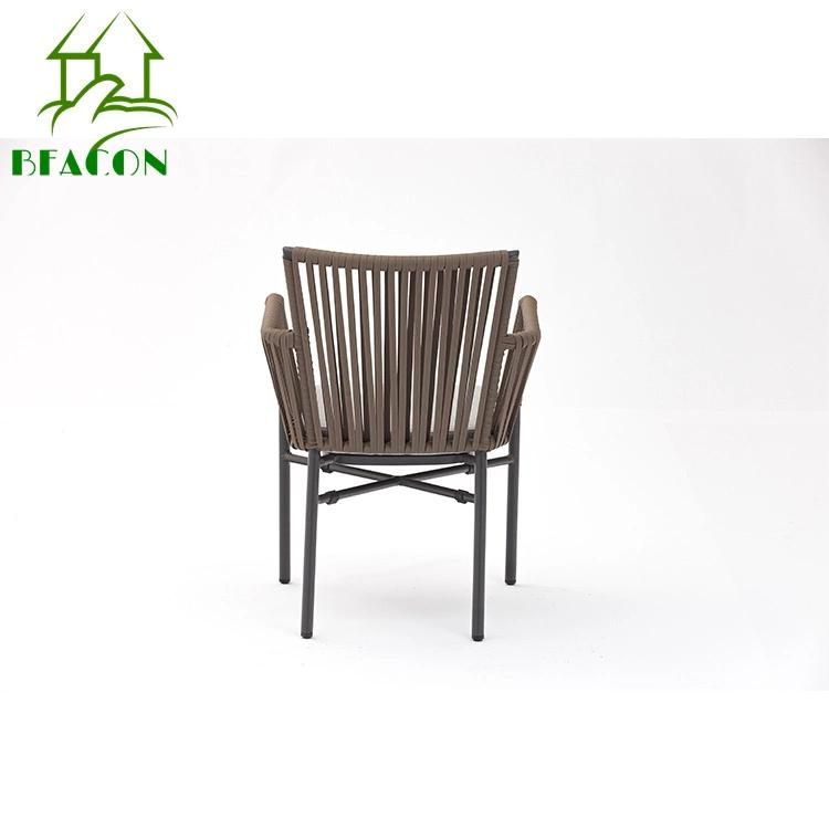 Modern Furniture Outdoor Rope Woven Patio Chair for Garden