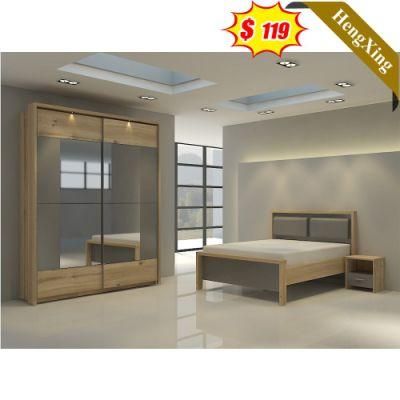 Modern Light Luxury Style Chinese Factory Customized Bedroom Hotel Furniture Bed