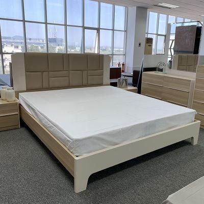 2021 Latest Design Bedroom Set Modern Melamine King Size Bedroom Home Furniture