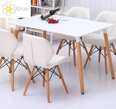 Hot Sale Wooden Fashion Matt Painting Kitchen Table Dining Table