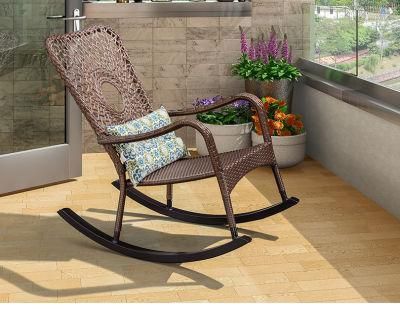 Rocking Chair Wicker Chair Recliner Rocking Chair Adult Balcony Lounge Chair Living Room Rattan Chair