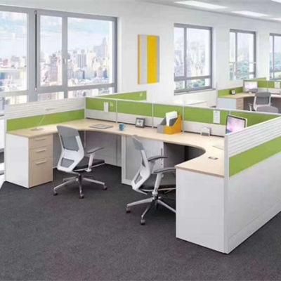 Modern Staff Workstation Furniture with Mobile Pedestal with Many Certification