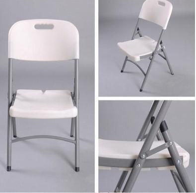 Wholesale Commercial Stackable Wedding Party Event White Travel Plastic Folding Chair