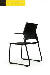 Economical Reliable Meeting Metal Black Nylon Chair Computer Chair Without Armrest