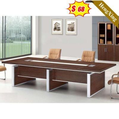 Economic Wooden Color Office Furniture Meeting Table