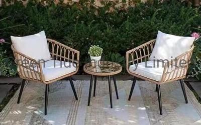 Modern Style Simple Outdoor Furniture Casual Bistro Table and Chair Set