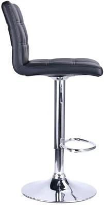 Discount Modern Designer Design Bar Furniture Metal Black Leg PU Leather Face Oh Bar Chair