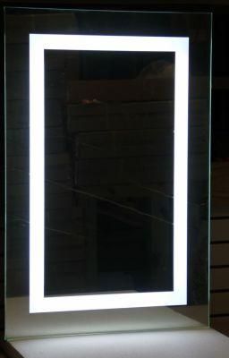 3000K 28 in. L X 39 in W Hotel Bathroom Single Wall LED Lighted Mirror with Defogger