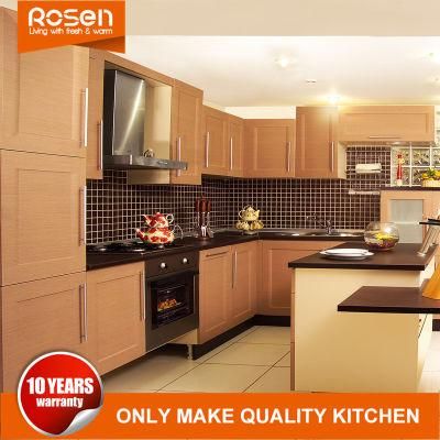 High Quality Modern Style Practical MDF Wood Veneer Kitchen Cabinet