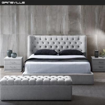 Wholesale Furniture Bedroom Beds with Deep Button Headboard Gc1726