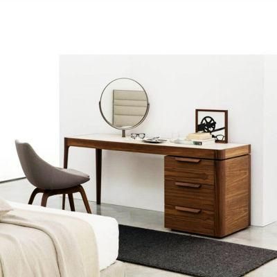 Fashion Italian Style Hotel Furniture Wooden Marble Dressing Table