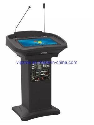 Audio Visual Smart Lectern Interactive E Podium for Meeting Room with CE