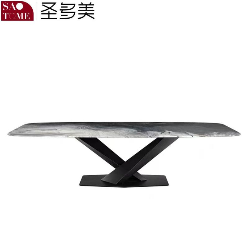 Modern Living Room Dining Room Furniture Cross Table Dining Table