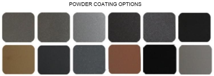 Modern New Design Black or White Powder Coated Outdoor Sunbed