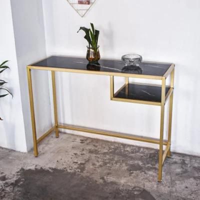 Modern Rectangular Console Wholesale Selected Color Mirrored Furniture Living Room Table