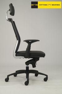 Customized Fabric Material Mesh Back High Swivel Training Chair