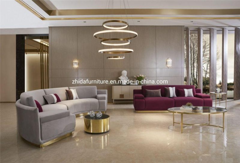 Modern Home Living Room Furniture Velvet Sofa