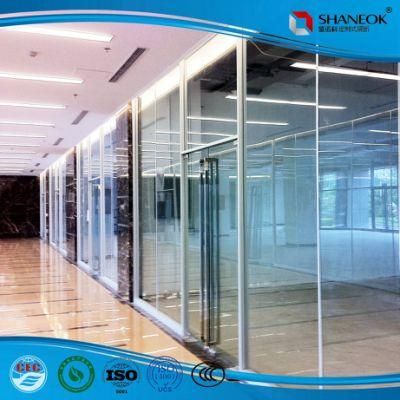 Professional Division Space Saving Modular Office Glass Partition