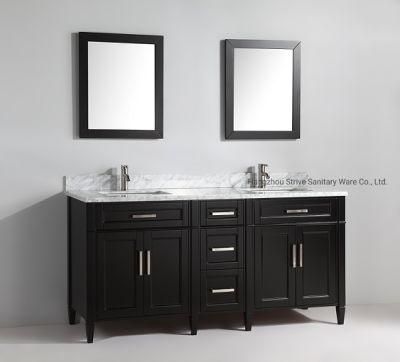 Wholesale New Design Espresso 72&quot; Double Sink Bathroom Cabinet