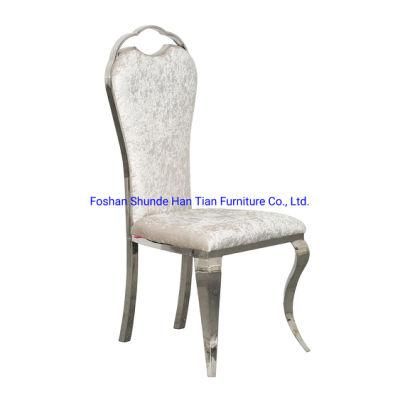 Hantian Foshan China Supplier Best Selling High Hang Back Dining Chair