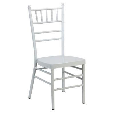 Wedding Furniture Factory Wholesale Aluminum White Chiavari Chair