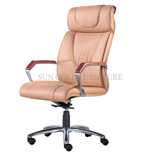 Office Furniture High Black Leather Office Chair Dimensions (SZ-OCE163)
