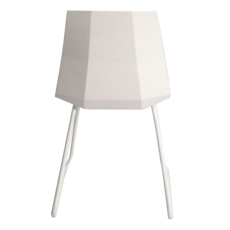 Modern Furniture Hot Sale PP Dining Chair with Painting Coated Metal Legs