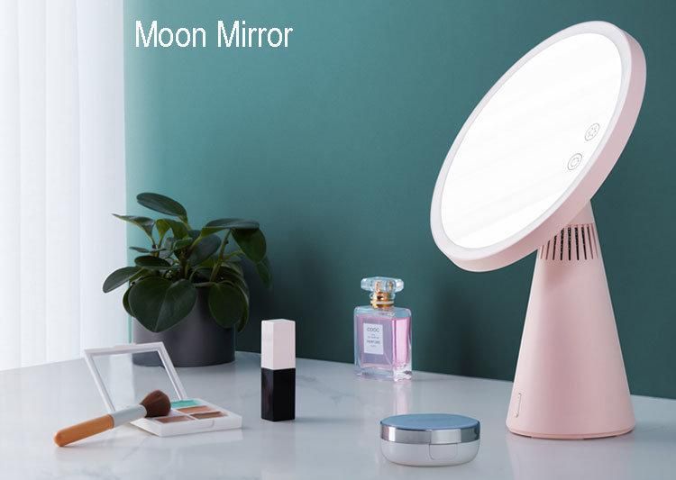 Table Lamp LED Makeup Mirror with Removeable 5X Magnifying Mirror for Home Decorations
